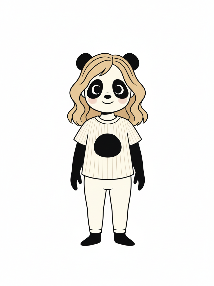 Panda Julia - Minimalist