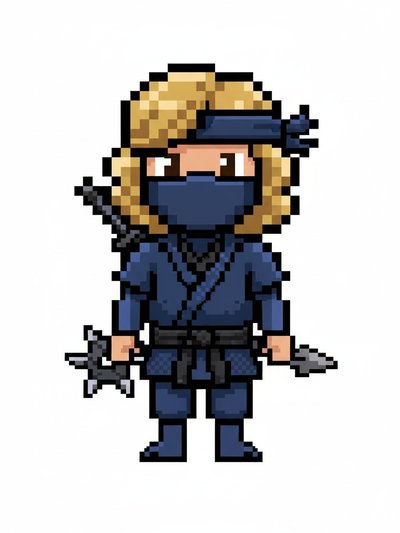 Our Little Ninja Julia 🌟 - Pixel Art