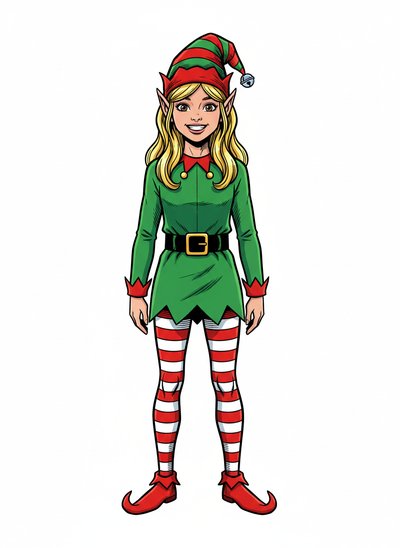 Mary's Elf Adventure 🎄 - Comic Book