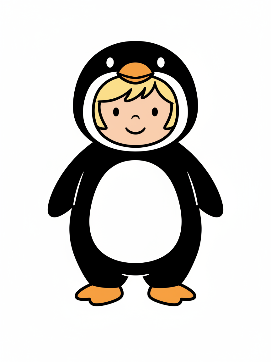 Penguin Julia - Preschool Simple