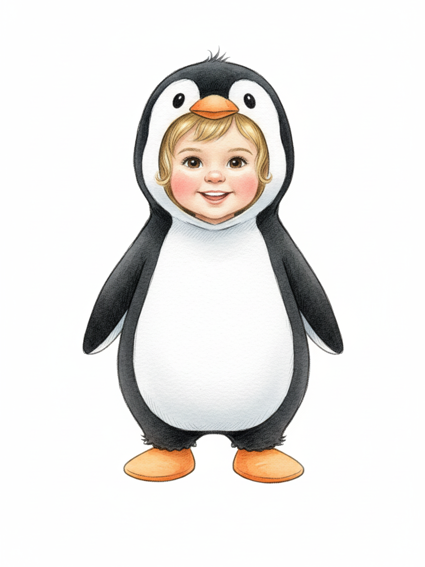 Penguin Julia - Gentle Pencil