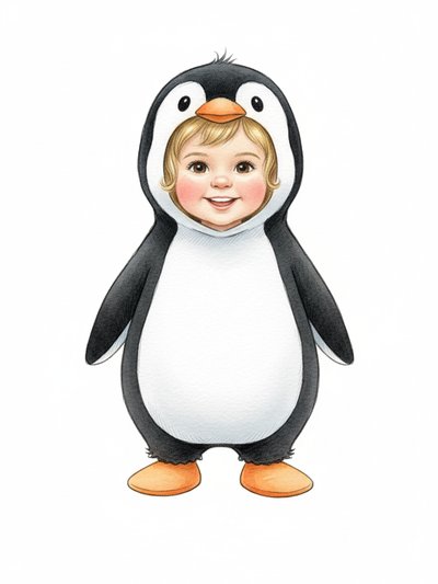 Julia's Penguin Adventures 🐧 - Gentle Pencil
