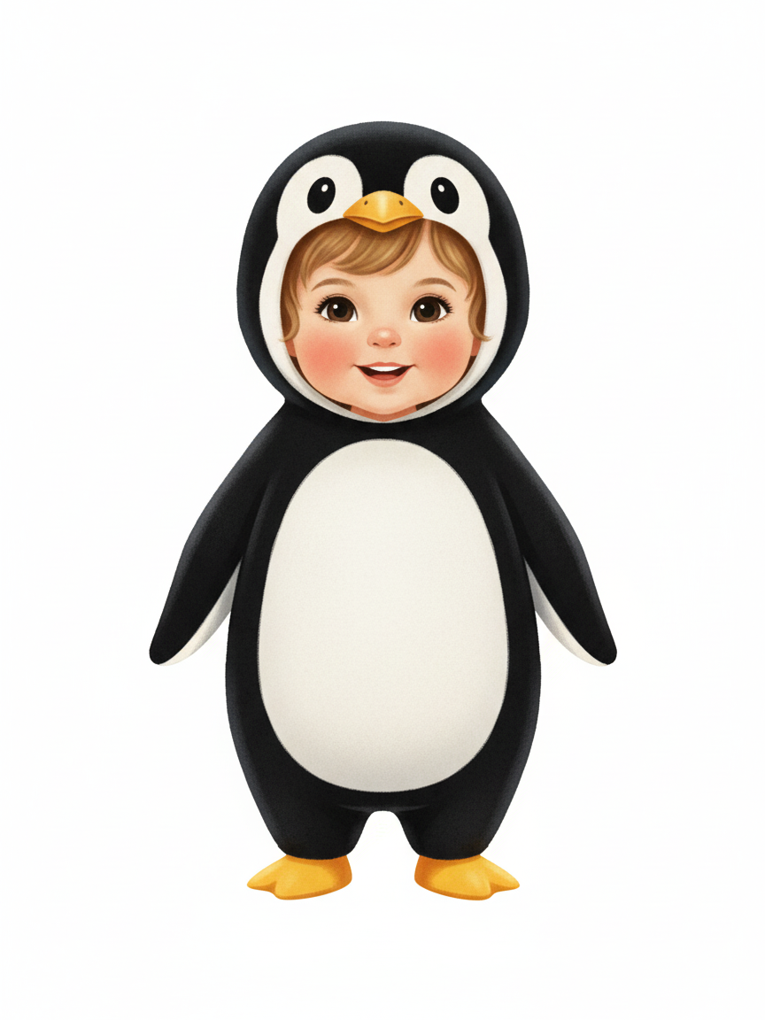 Penguin Julia - Vintage Storybook