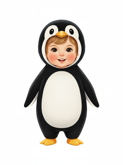 Julia's Penguin Adventures 🐧 - Vintage Storybook