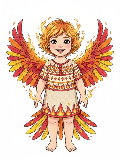 Julia's Fiery Adventure 🌟 - Classic Coloring Book