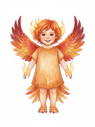 Julia's Fiery Adventure 🌟 - Gentle Pencil