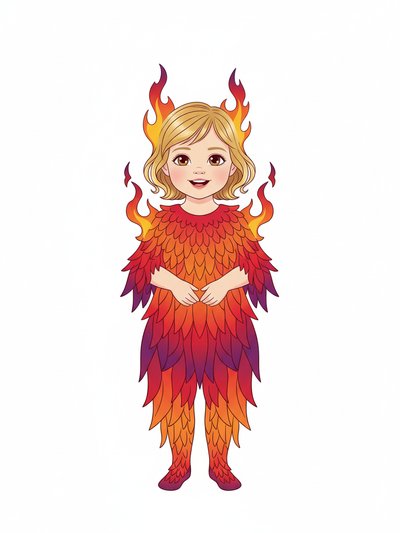 Julia's Fiery Adventure 🌟 - Minimalist