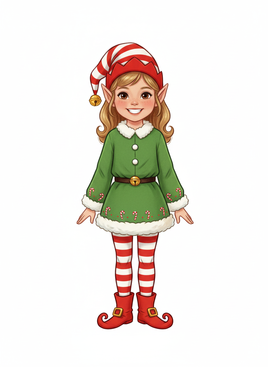 Merry Mary the Elf - Vintage Storybook