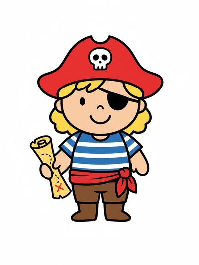 Julia's Pirate Adventures 🏴‍☠️ - Preschool Simple