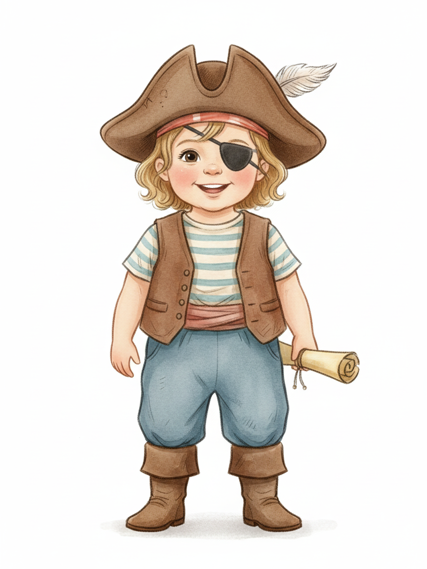 Pirate Julia - Gentle Pencil