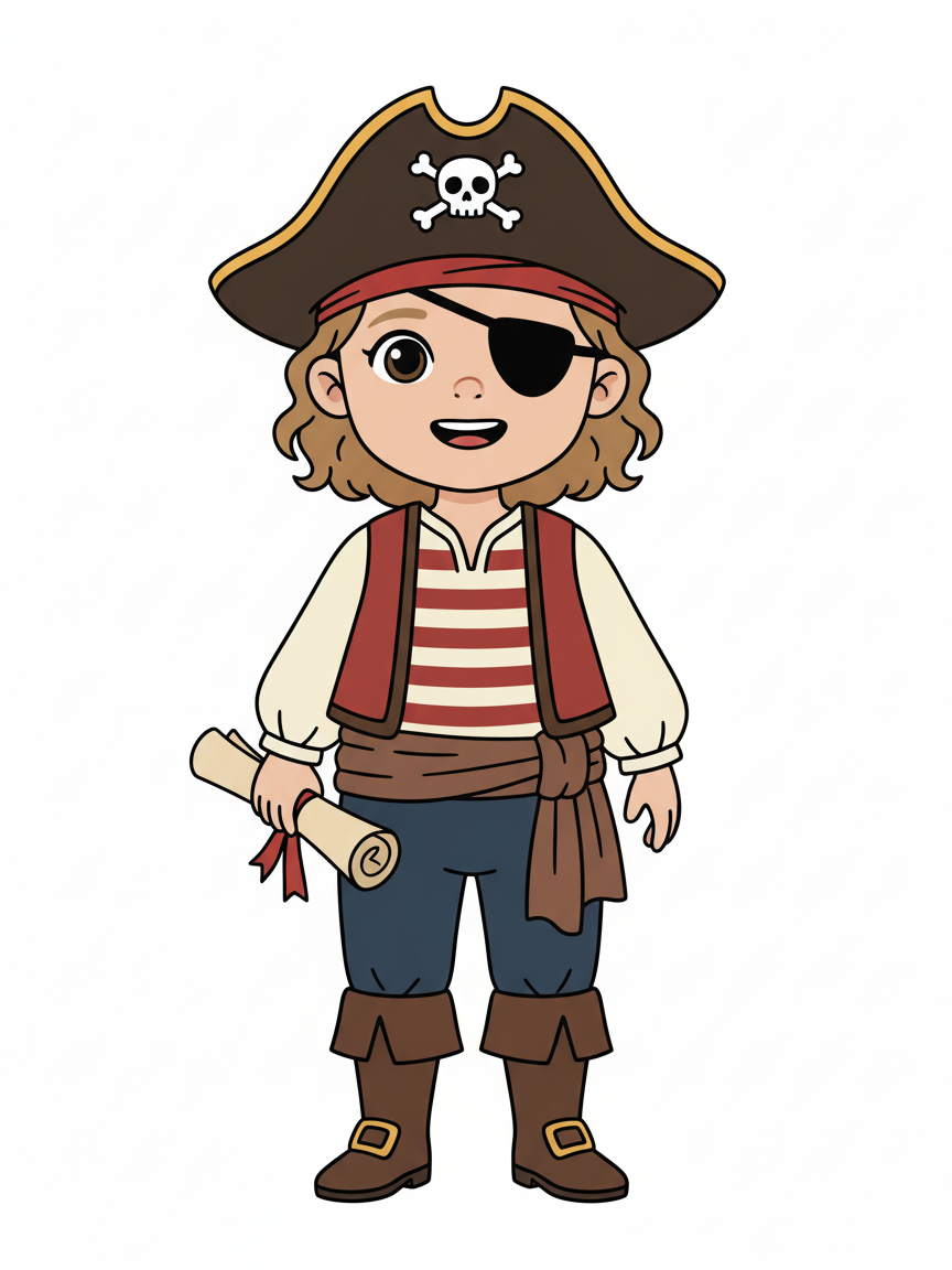 Pirate Julia - Minimalist