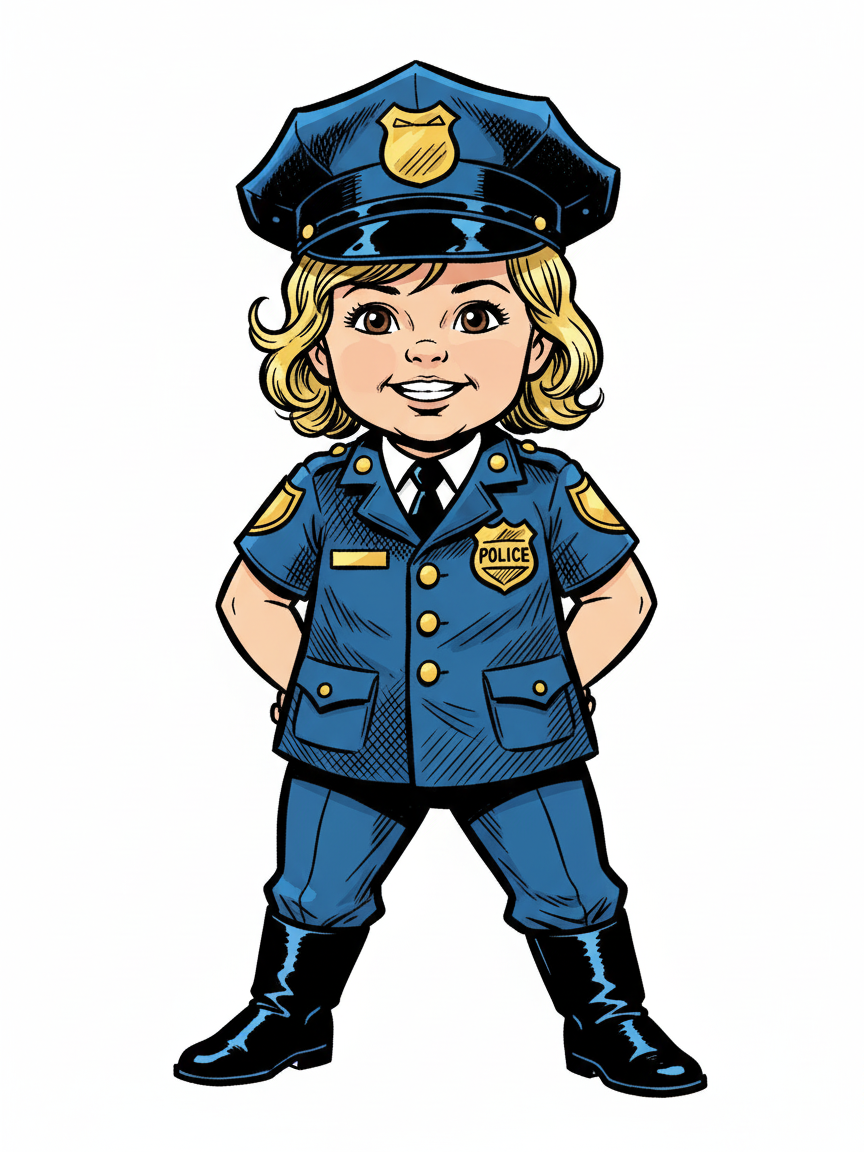 Officer Julia - Comic Book