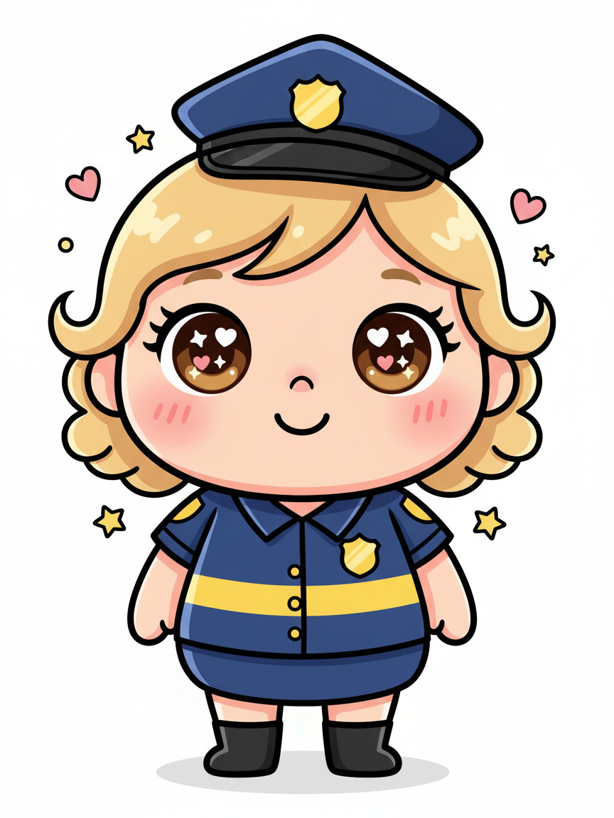 Officer Julia - Kawaii Cute