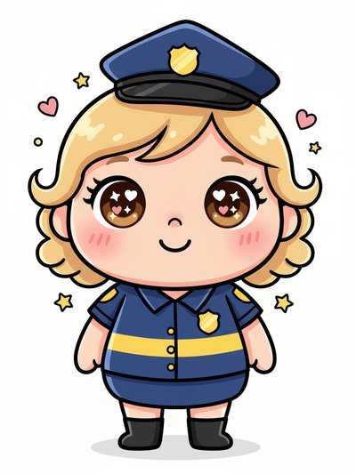 Julia's Police Adventures 🚓 - Kawaii Cute