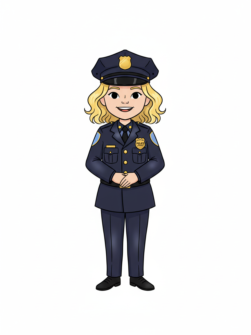Officer Julia - Minimalist