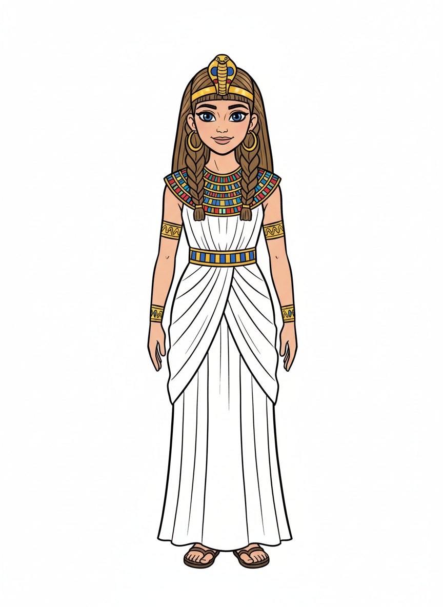 Cleopatra Mary - Classic Coloring Book