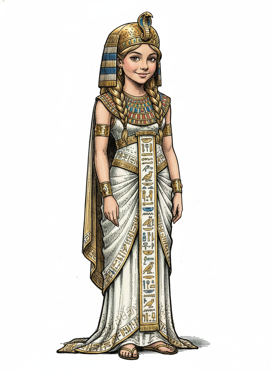 Cleopatra Mary - Victorian Illustration