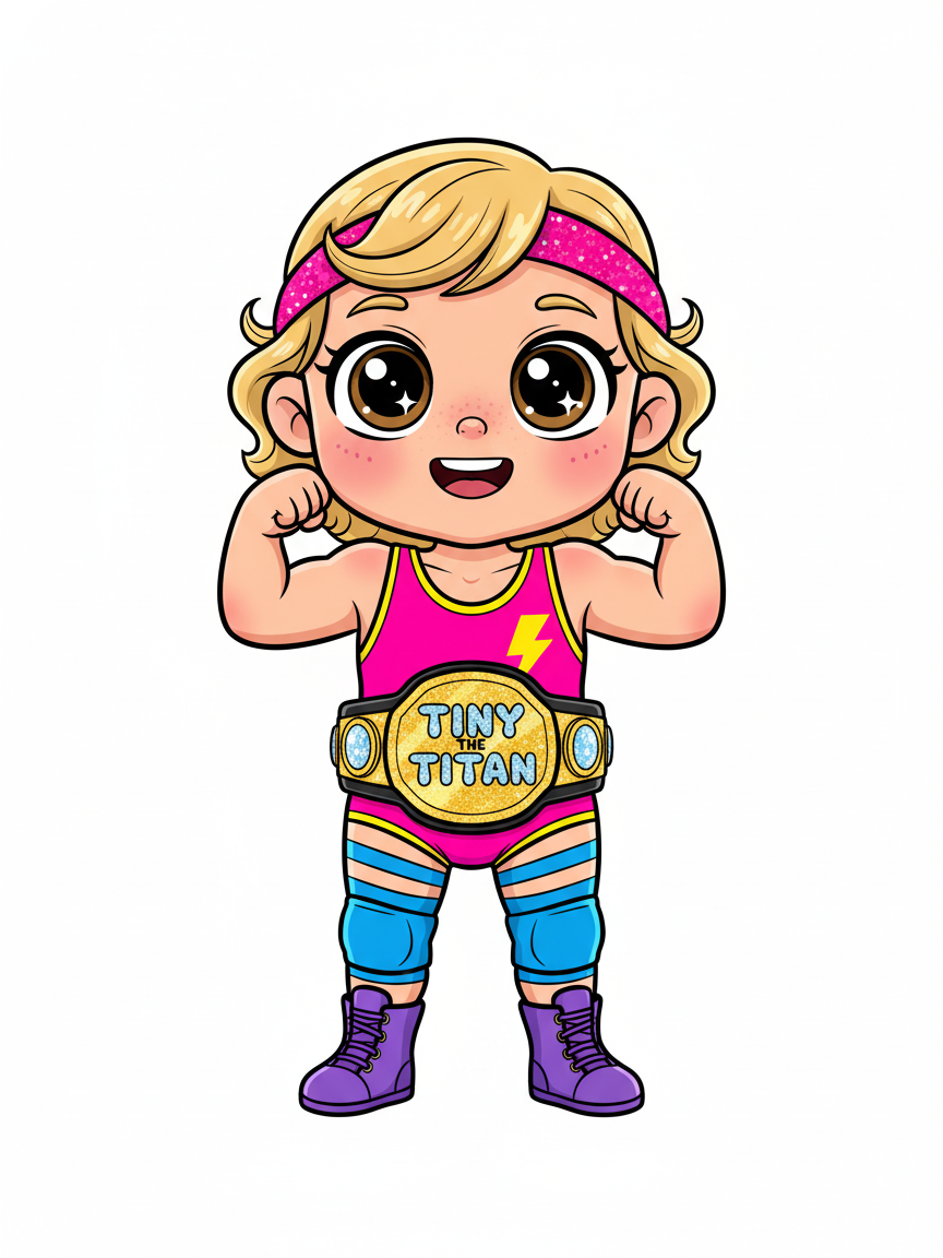 Julia the Tiny Titan - Kawaii Cute