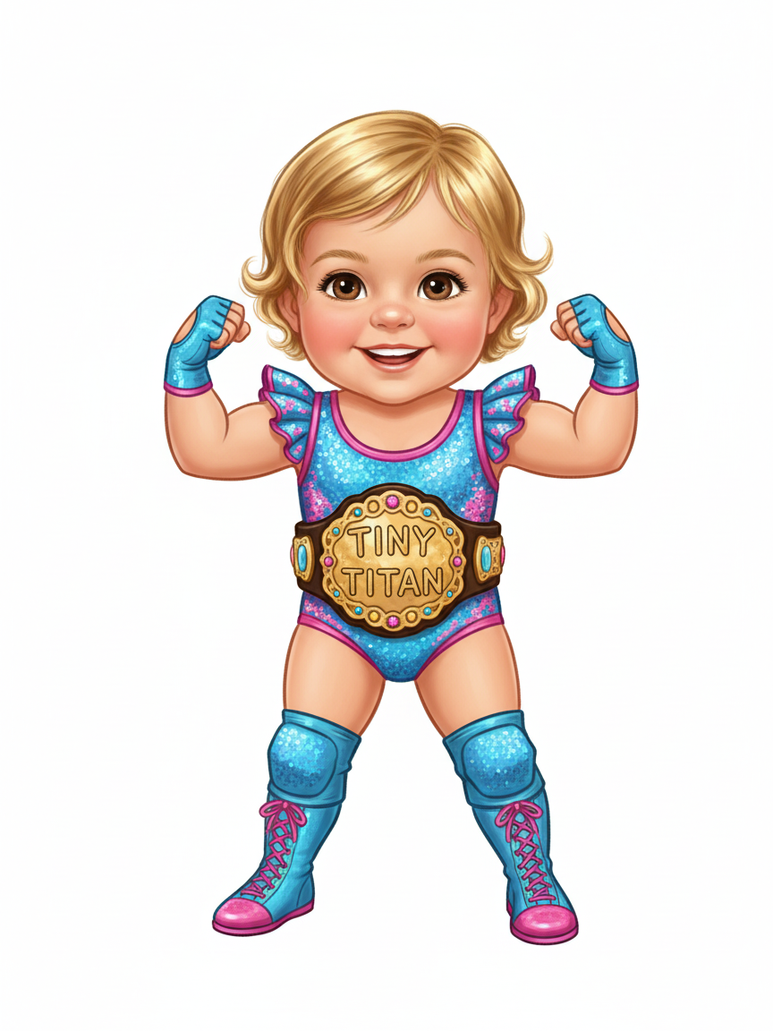 Julia the Tiny Titan - Vintage Storybook