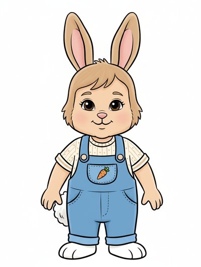 Julia's Bunny Adventures 🐰 - Classic Coloring Book