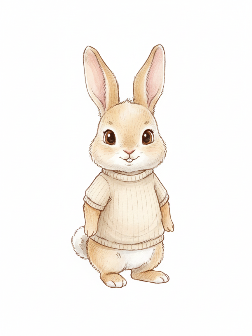 Julia the Bunny - Gentle Pencil