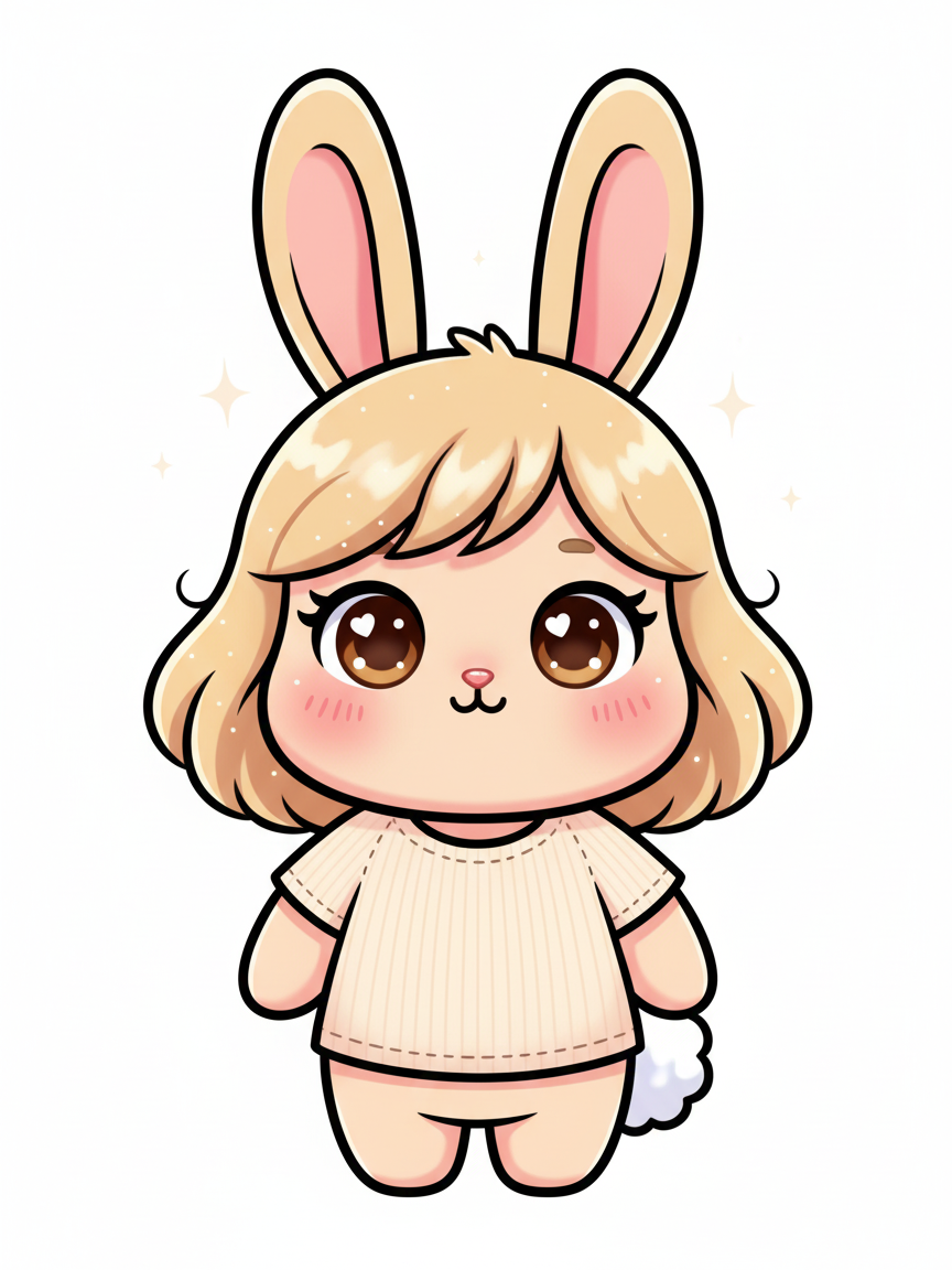 Julia the Bunny - Kawaii Cute