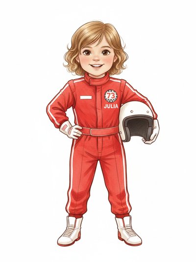 Julia's Racing Adventures 🚗 - Gentle Pencil