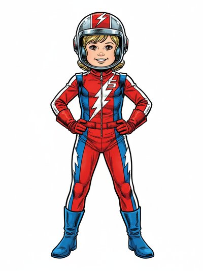 Julia's Racing Adventures 🚗 - Comic Book