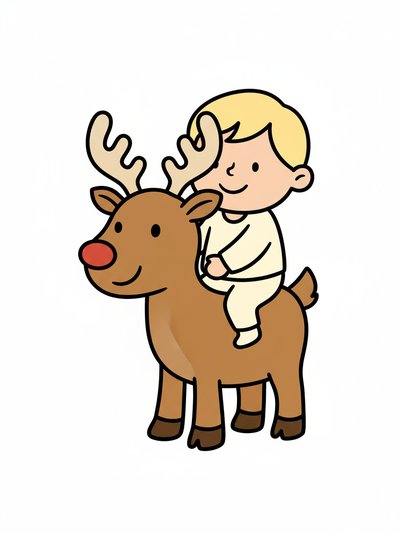 Julia's Reindeer Adventure 🦌 - Preschool Simple