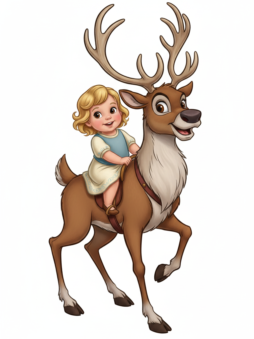 Reindeer Julia - Golden Age Animation