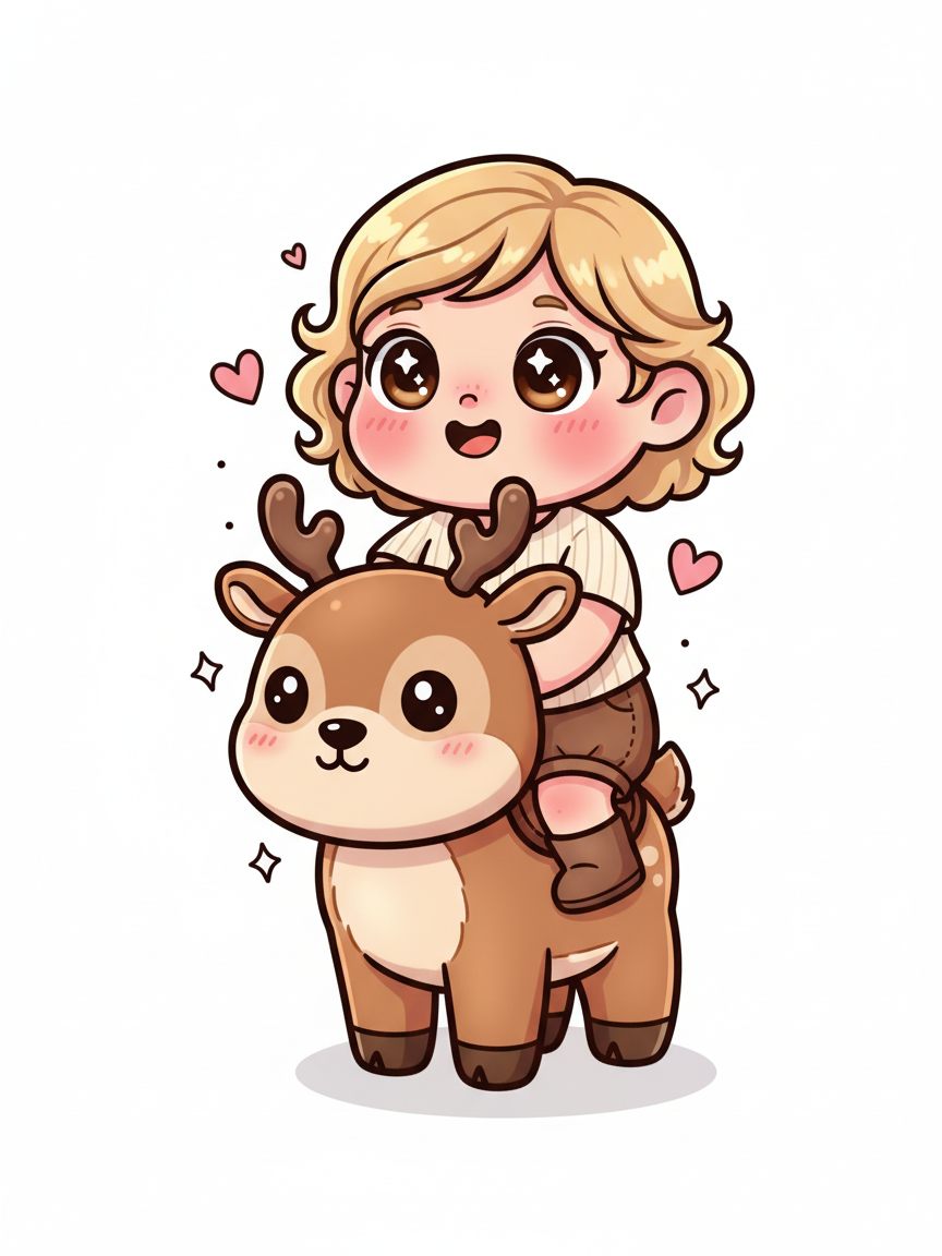 Reindeer Julia - Kawaii Cute