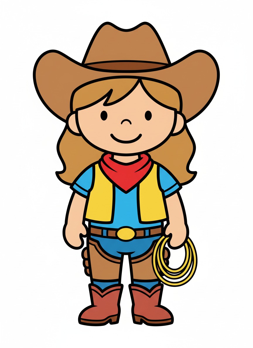 Cowgirl Mary - Preschool Simple