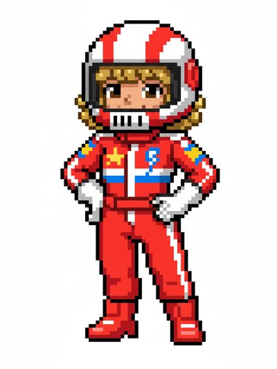 Julia's Racing Adventures 🚗 - Pixel Art