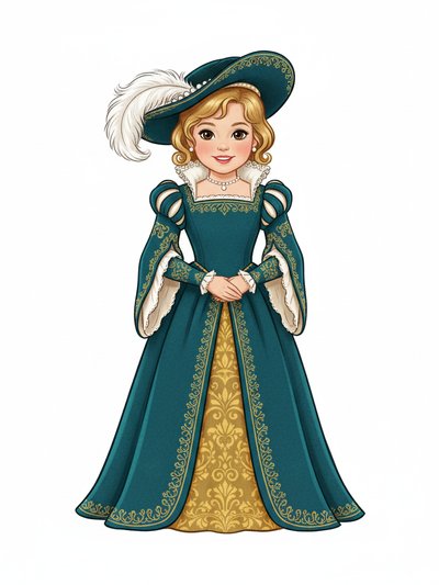 Julia's Noble Journey 👑 - Vintage Storybook