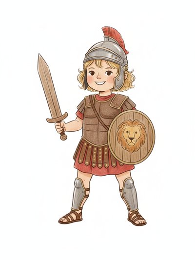 Julia's Gladiator Adventures ⚔️ - Gentle Pencil