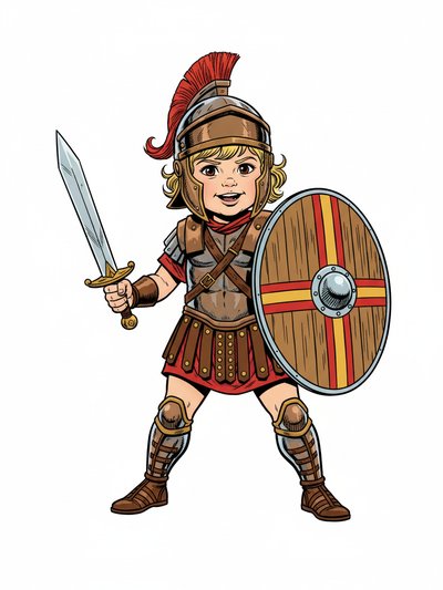 Julia's Gladiator Adventures ⚔️ - Comic Book