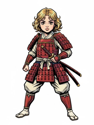 Julia's Samurai Adventure - Comic Book