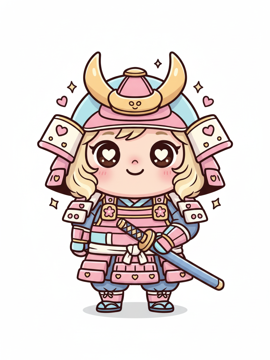Samurai Julia - Kawaii Cute