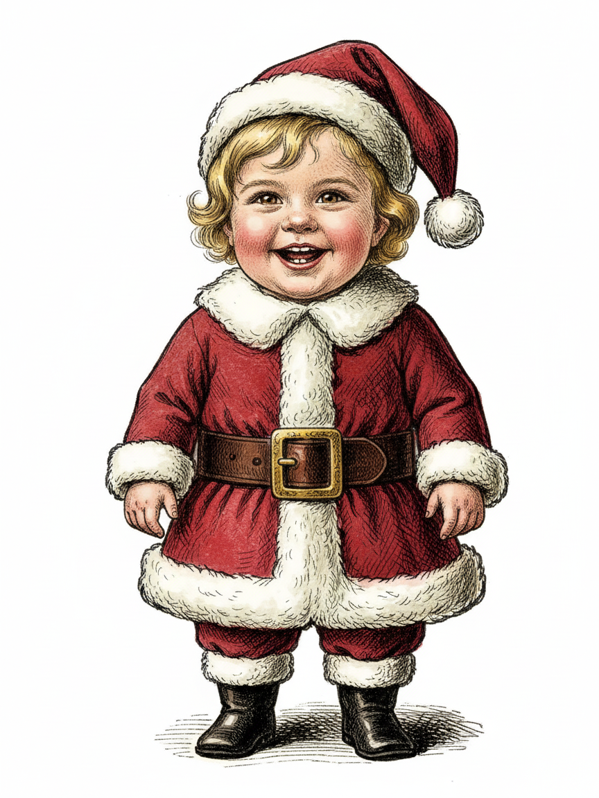Santa Julia - Victorian Illustration