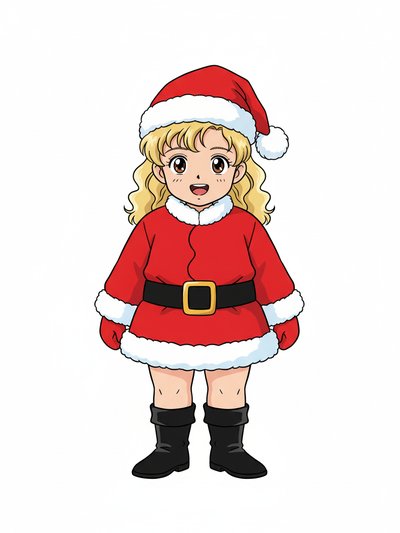 Julia's Santa 🎅 Adventure - Classic Anime