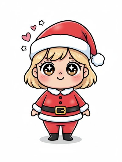 Julia's Santa 🎅 Adventure - Kawaii Cute