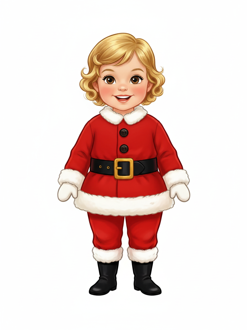 Santa Julia - Vintage Storybook