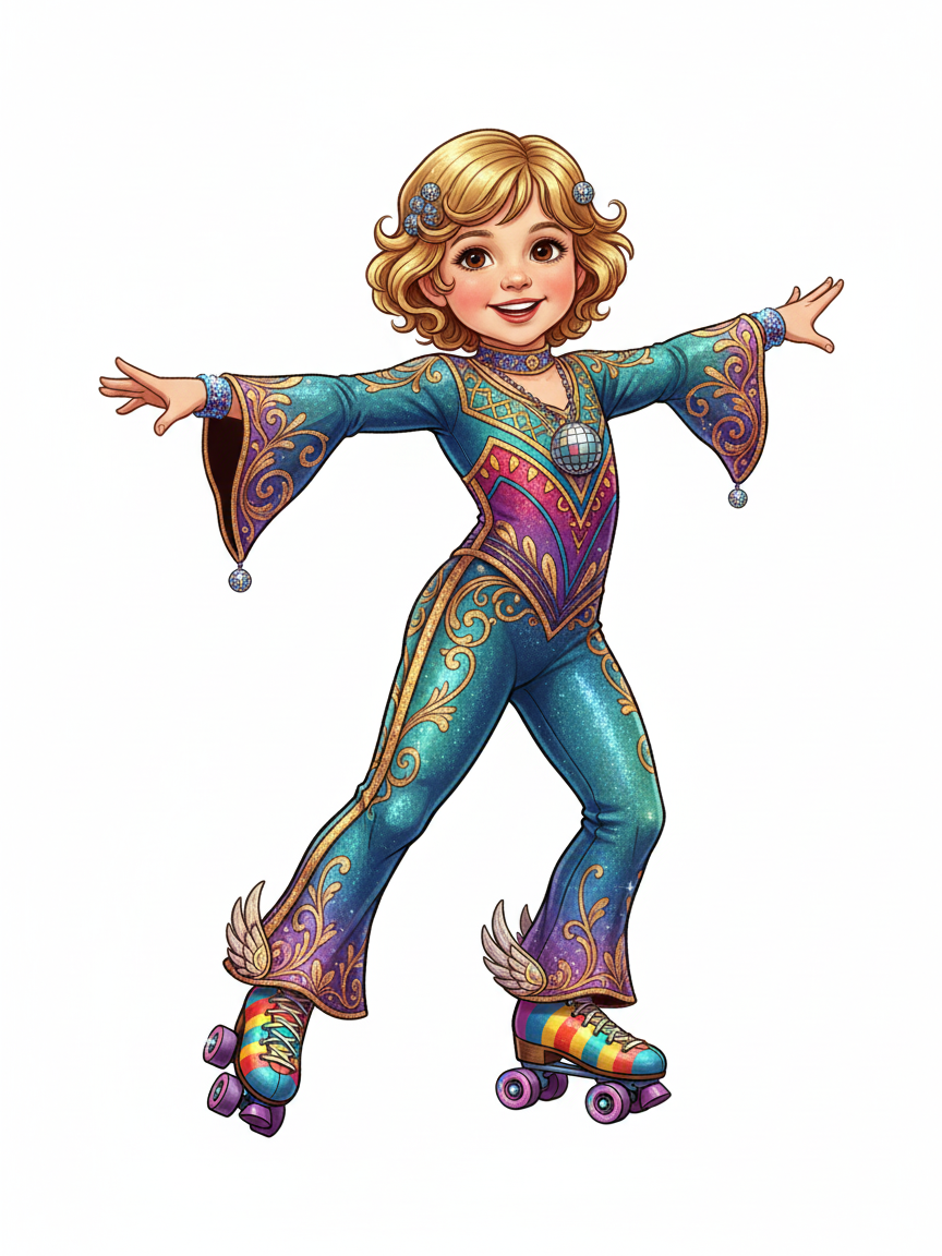 Julia the Roller Disco Queen - Fairy Tale Classic