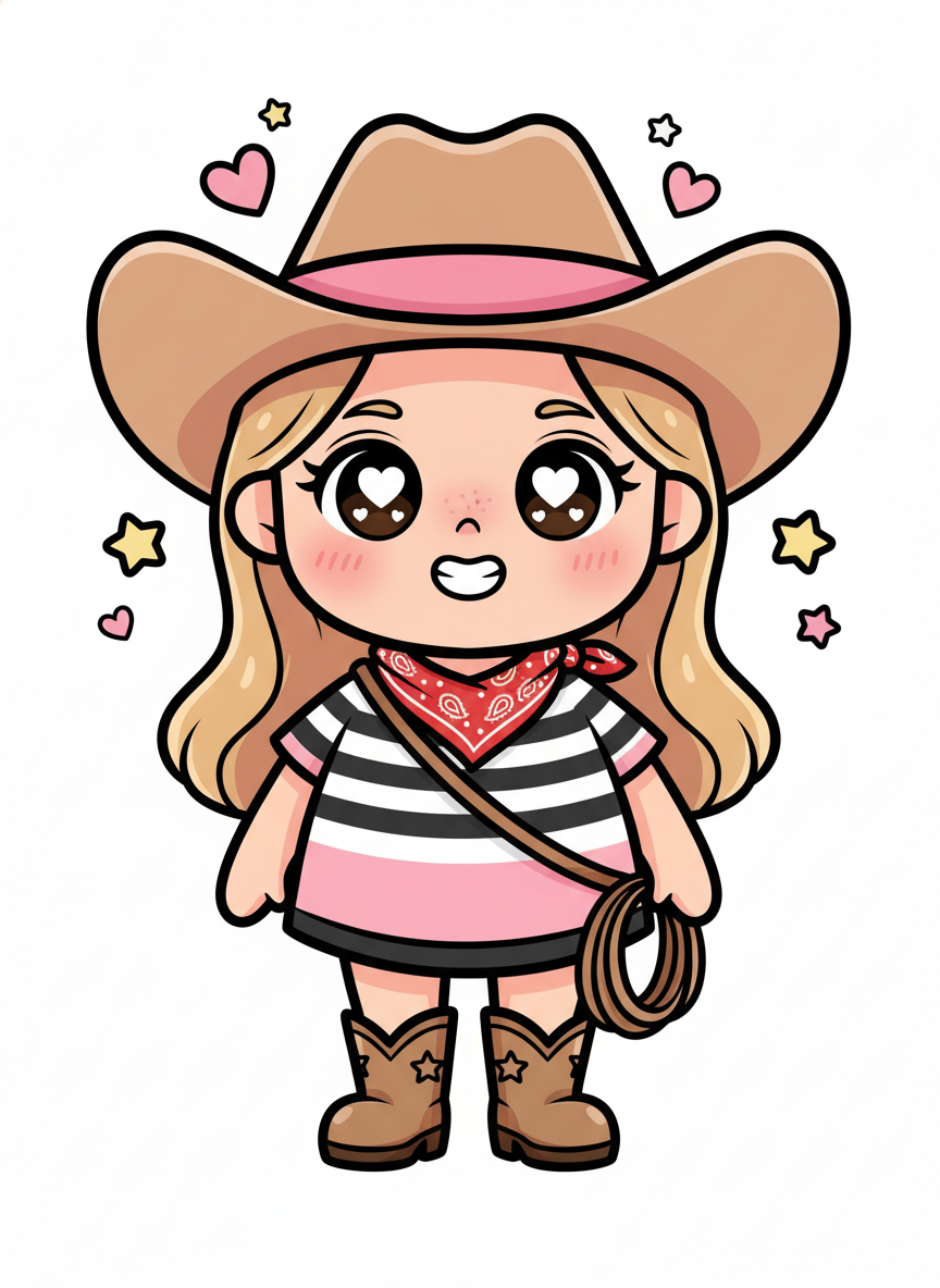 Cowgirl Mary - Kawaii Cute