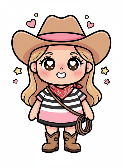 Mary's Cowboy Adventure 🤠 - Kawaii Cute