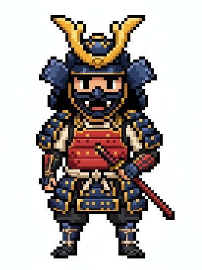Julia's Samurai Adventure - Pixel Art