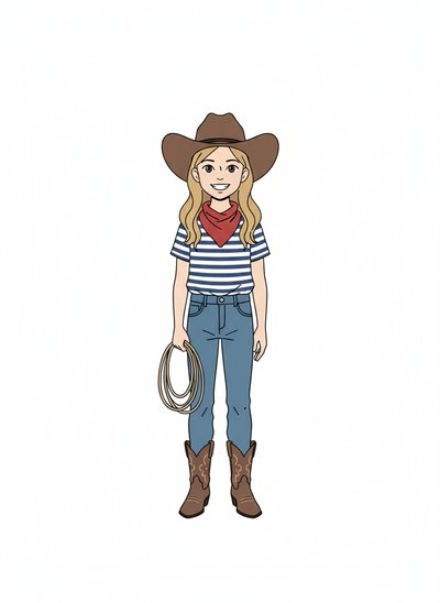 Mary's Cowboy Adventure 🤠 - Minimalist