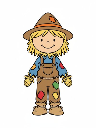 Julia's Scarecrow Adventure 🌾 - Preschool Simple