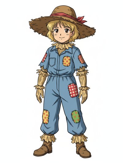 Julia's Scarecrow Adventure 🌾 - Classic Anime