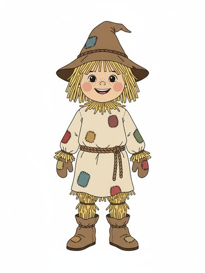 Julia's Scarecrow Adventure 🌾 - Minimalist